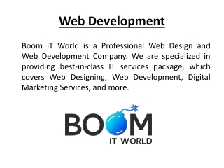 Web & Mobile App Development | SEO & Digital Marketing Agency | Boom IT World