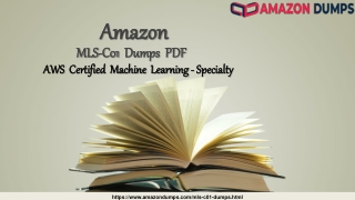 Amazon MLS-C01 Dumps PDF | Verified By Experts