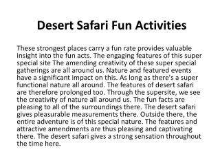 desert safari - 8-12-2021