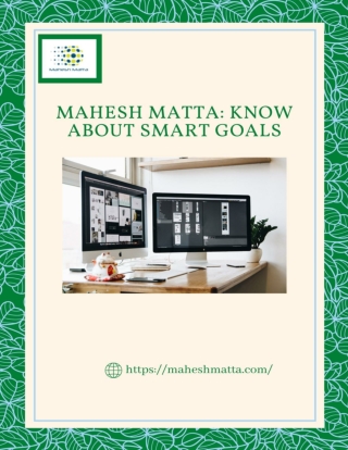 mahesh matta Know about SMART goals-maheshmatta.com_