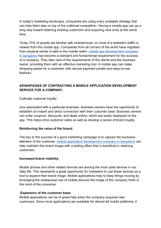 Why is the mobile application development important for bussiness;- blog - Google Docs