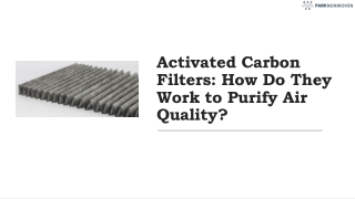 Activated Carbon Filters ; Parknonwoven