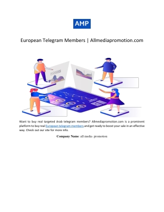 European Telegram Members | Allmediapromotion.com