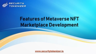 Metaverse NFT Marketplace Development