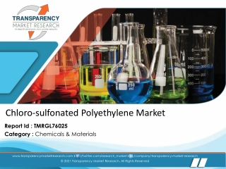 Chloro-sulfonated Polyethylene Market - Global Industry Analysis, Size, Share, G