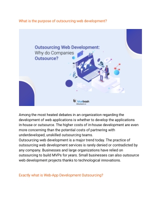 Outsourcing Web Development