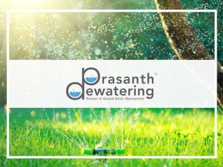 Prasanth dewatering