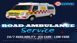 Medivic Ambulance from Khunti to Ranchi and Kolkata to Vellore