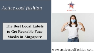 The Best Local Labels to Get Reusable Face Masks in Singapore