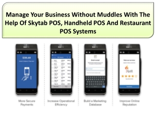 Manage Your Business Without Muddles With The Help Of Handheld POS