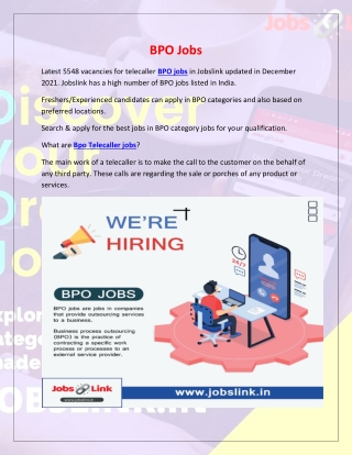 BPO Jobs