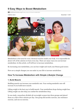 healthreachcares.org-9 Easy Ways to Boost Metabolism