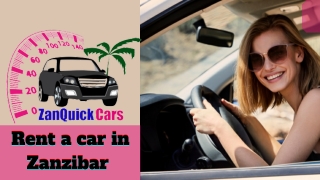 Rent a car in Zanzibar