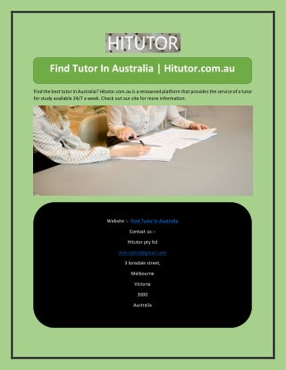 Find Tutor In Australia  Hitutor.com.au-converted