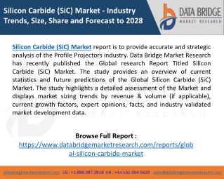 Silicon Carbide (SiC) Market Share, Growth, Size, Trends, Revenue, Regional Segm