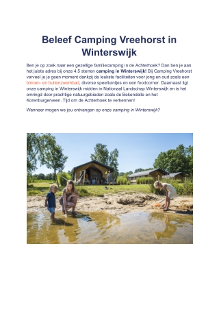 Camping Winterswijk