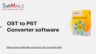 OST to PST Converter software