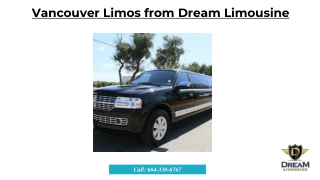 Vancouver limos from Dream Limos