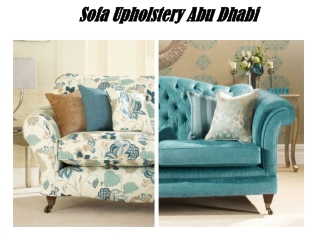 SOFA UPHOLSTERY ABU DHABI