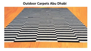 Outdoor Carpetsabu Dhabi