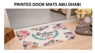 PRINTED DOOR MATS ABU DHABI