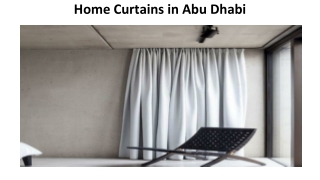 Home Curtains in Abu Dhabi Abu Dhabi