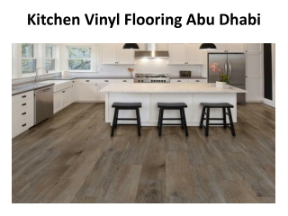 Kitchen vinyl flooring Abu Dhabi