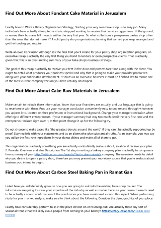 Find Out More About Baking Pan Material in Ramat Gan