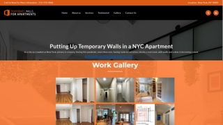 Temporary Walls for apartments in NYC