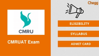 CMRUAT Entrance Exam