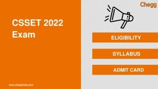 CSSET 2022 Exam