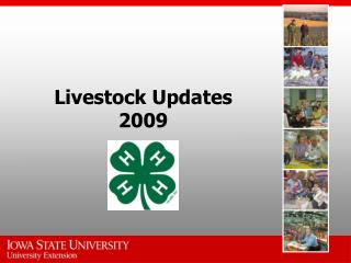 Livestock Updates 2009