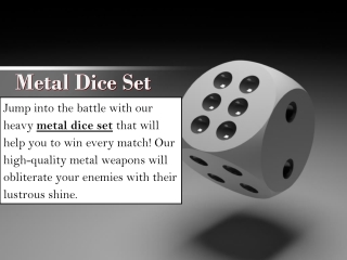 Metal Dice Set