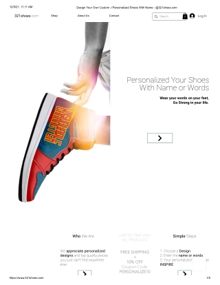 Design Your Own Custom ✓Personalized Shoes With Name - @321shoes.com