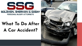 What To Do After A Car Accident?