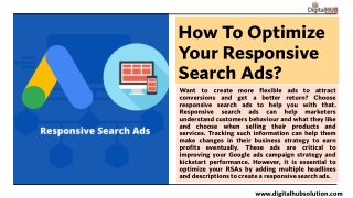 How To Optimize Your Responsive Search Ads?