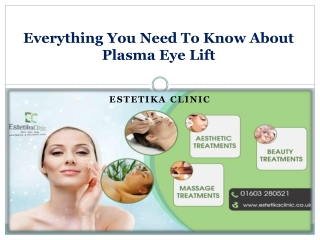 Everything You Need To Know About Plasma Eye Lift