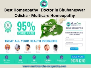 Best Homeopathy Doctor in Bhubaneswar Odisha - Multicare Homeopathy