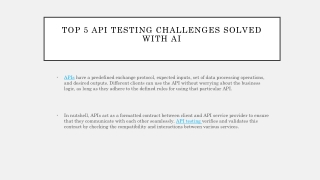 Top 5 API Testing Challenges Solved With AI