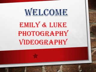 Emily & Luke Photography Videography