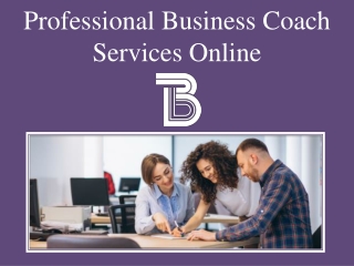 Professional Business Coach Services Online