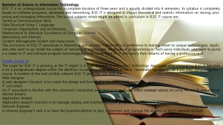 Best B.SC IT college in Dehradun