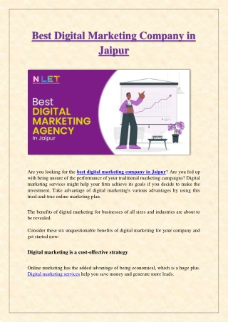 Best Digital Marketing Company in Jaipur