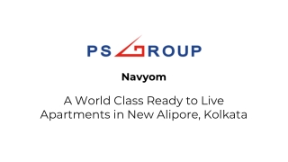 Vyom- A World Class Ready to Live Apartments in New Alipore, Kolkata