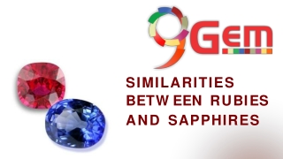 Similarities Between Rubies And Sapphires