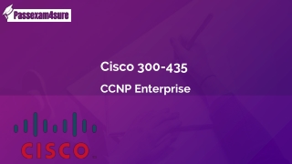 100% Free  Cisco 300-435 Exam with Sample Questions | Verified By Experts