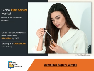 Global Hair Serum Market Expected to Reach $1,612.9 Million by 2026