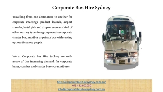 Mini Bus Services