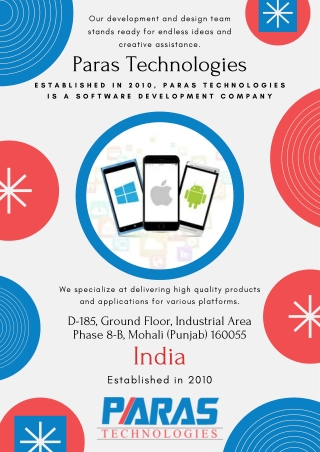 Best Graphic designing service | Paras Technologies