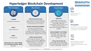 Hyperledger Blockchain Development - Mobiloitte